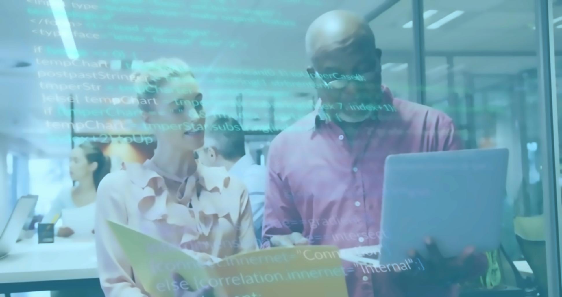 Moderner Workspace für 3D-Spieledesign mit Grafiktablet und Monitoren